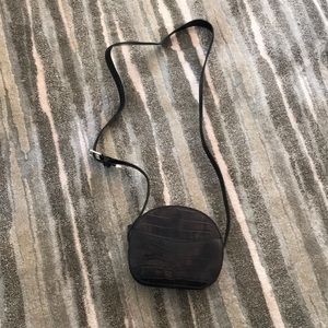 Ralph Lauren Faux Crocodile Crossbody Bag